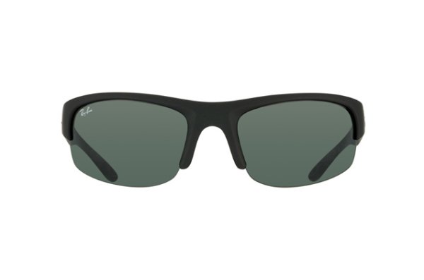   Ray-Ban Active Lifestyle Flip Out RB4173-622-71 Black Rubber | Poly. Grey/Green