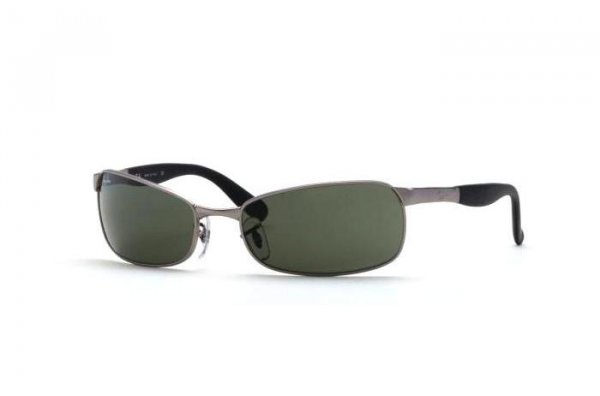   Ray-Ban Active Lifestyle RB3255-005 Matte Gunmetal | Natural Green (G-15 XLT)
