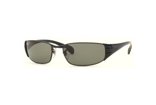   Ray-Ban Active Lifestyle RB3261-006-9A Matte BLack | Natural Green Polarized