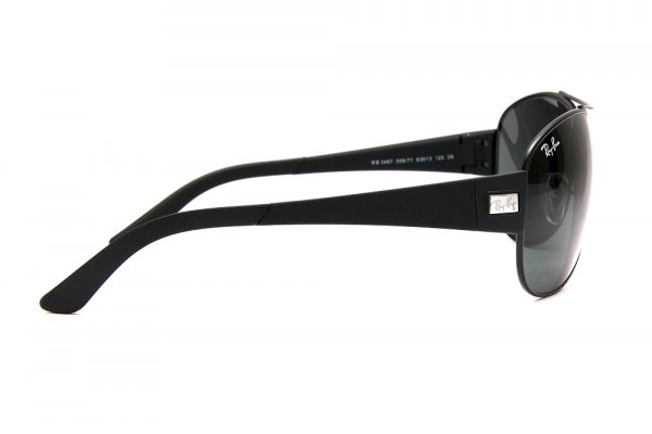   Ray-Ban Active Lifestyle RB3467-006-71 Matt Black | Grey/Green