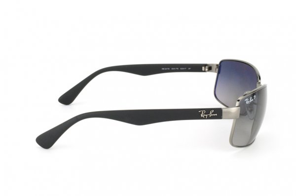   Ray-Ban Active Lifestyle RB3478-004-78 Gunmetal | Blue Faded Grey Polarized