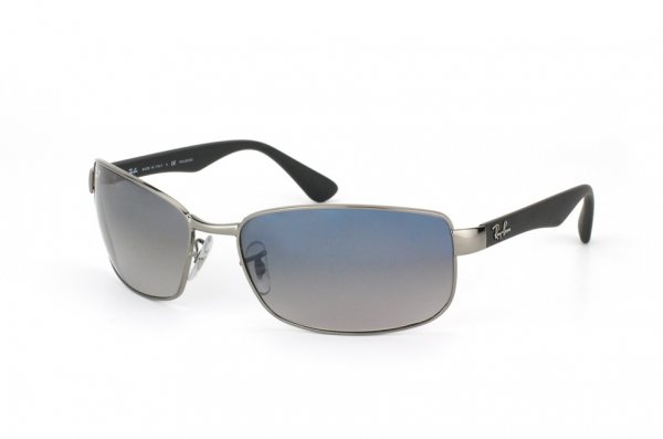   Ray-Ban Active Lifestyle RB3478-004-78 Gunmetal | Blue Faded Grey Polarized