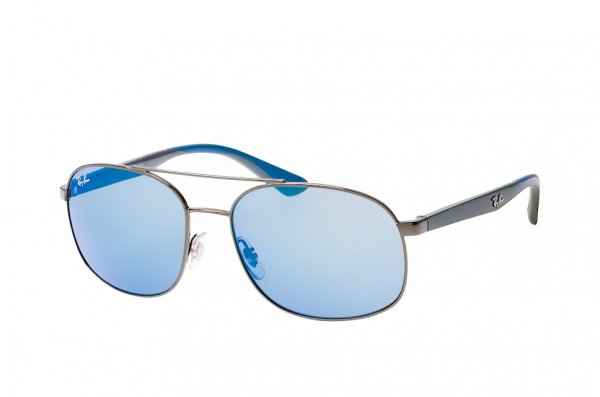   Ray-Ban Active Lifestyle RB3593-004-55 Gunmetal | Blue Mirror