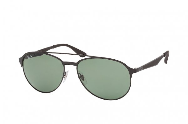   Ray-Ban Active Lifestyle RB3606-186-9A Black | Grey / Green Polarized