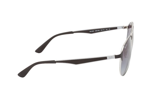   Ray-Ban Active Lifestyle RB3606-9091-8G Black | Silver / Gradient Grey