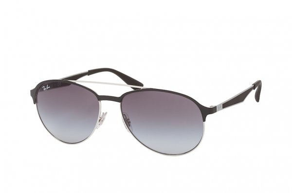   Ray-Ban Active Lifestyle RB3606-9091-8G Black | Silver / Gradient Grey