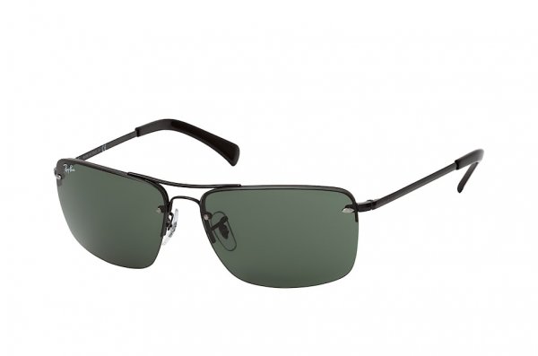   Ray-Ban Active Lifestyle RB3607-002-71 Black | Green / Grey