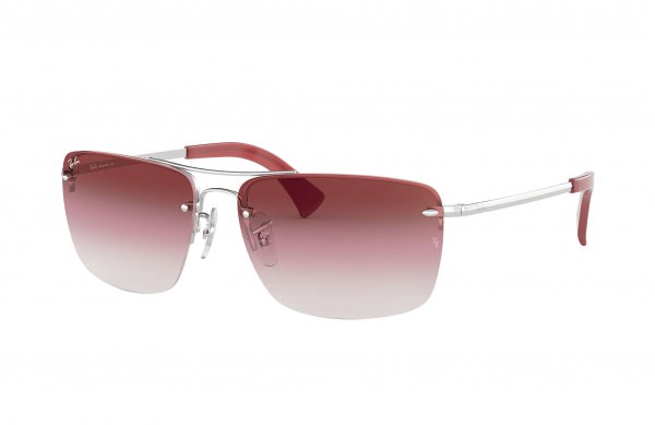   Ray-Ban Active Lifestyle RB3607-9128-0T Silver | Dark Red Gradient Mirror