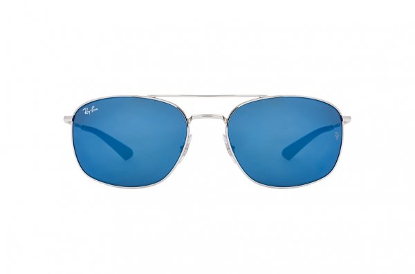  Ray-Ban Active Lifestyle RB3654-003-55 Silver | Blue Mirror
