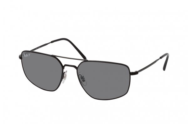   Ray-Ban Active Lifestyle RB3666-002-K3 Black | Grey Mirror Polarized