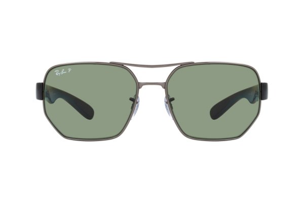 Sunglasses Ray-Ban Active Lifestyle RB3672-004-9A Gunmetal / Black | Natural Green Polarized