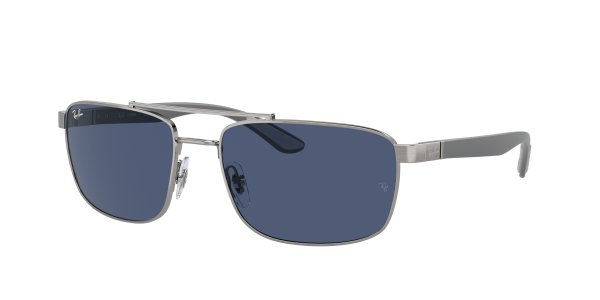   Ray-Ban Active Lifestyle RB3737-004-80 Gunmetal / Dark Grey | Dark Blue