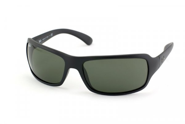   Ray-Ban Active Lifestyle RB4075-601S Matt Black | Natural Green (G-15XLT)