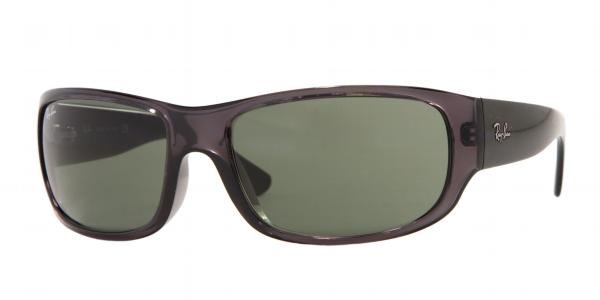   Ray-Ban Active Lifestyle RB4095-705 Black/Transparent | Natural Green (G-15XLT)