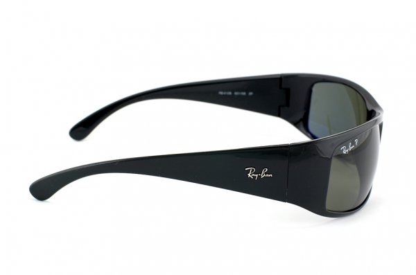   Ray-Ban Active Lifestyle RB4108-601-58 Black | Natural Green Polarized