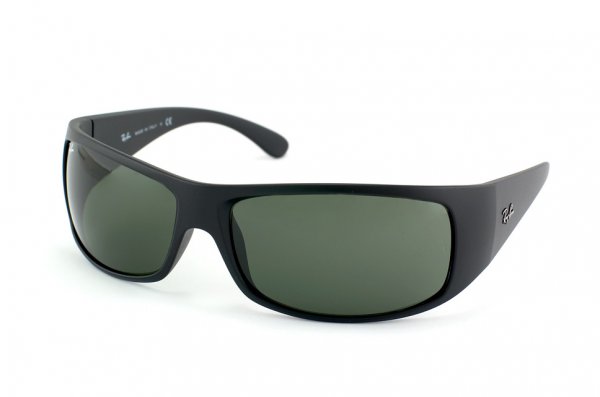   Ray-Ban Active Lifestyle RB4108-601S Matt Black | Natural Green (G-15 XLT)