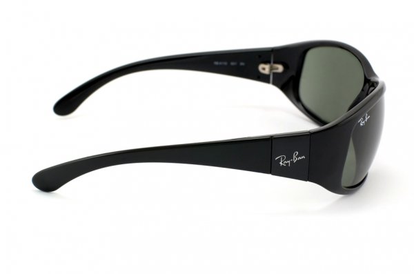   Ray-Ban Active Lifestyle RB4110-601 Black | Natural Green  (G-15 XLT)