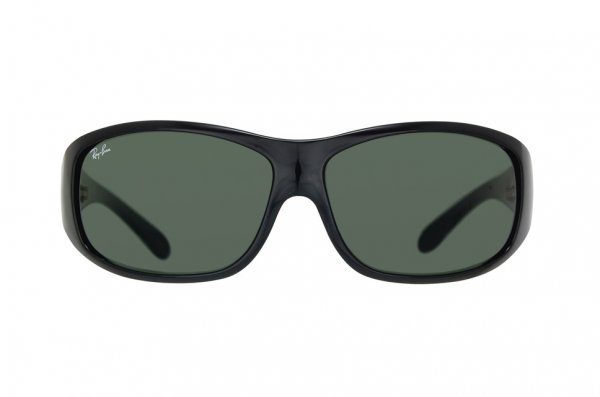   Ray-Ban Active Lifestyle RB4110-601 Black | Natural Green  (G-15 XLT)