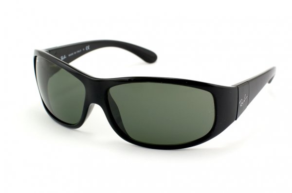   Ray-Ban Active Lifestyle RB4110-601 Black | Natural Green  (G-15 XLT)