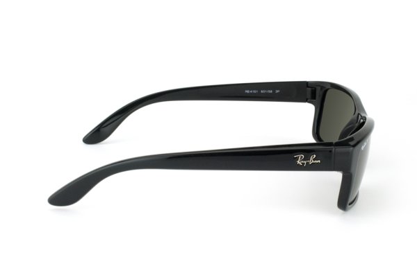Sunglasses Ray-Ban Active Lifestyle RB4151-601-58 Black | Natural Green Polarized