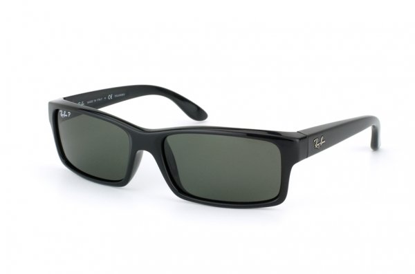 Sunglasses Ray-Ban Active Lifestyle RB4151-601-58 Black | Natural Green Polarized