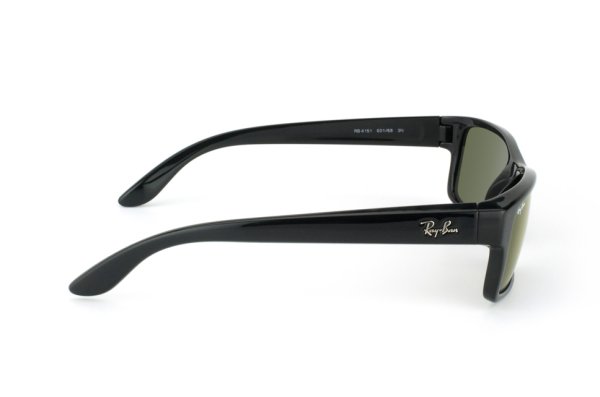 Sunglasses Ray-Ban Active Lifestyle RB4151-601-68 Black/Blue Mirror