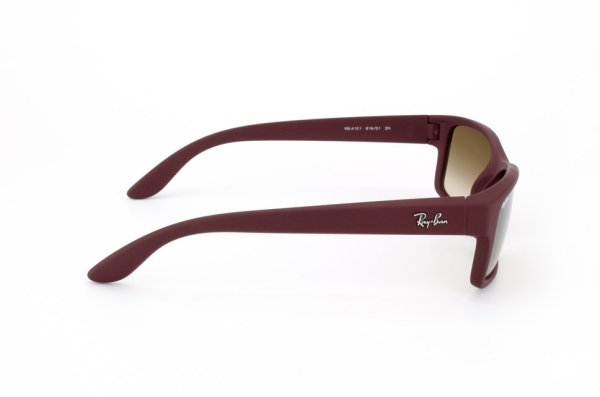 Sunglasses Ray-Ban Active Lifestyle RB4151-816-51 Red Beet Rubber/Faded Brown