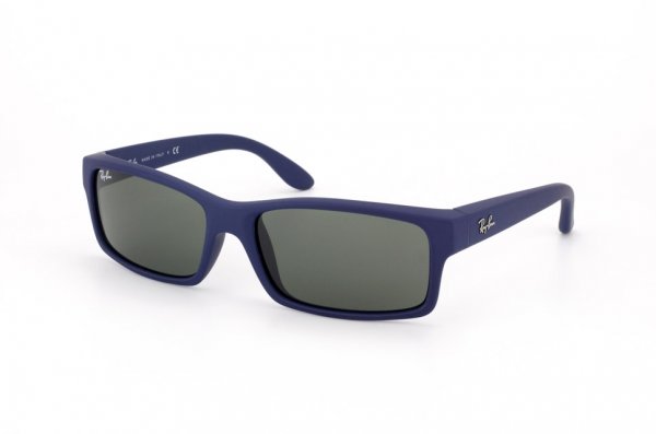 Sunglasses Ray-Ban Active Lifestyle RB4151-817 Blue Rubber/Natural Green (G-15XLT)