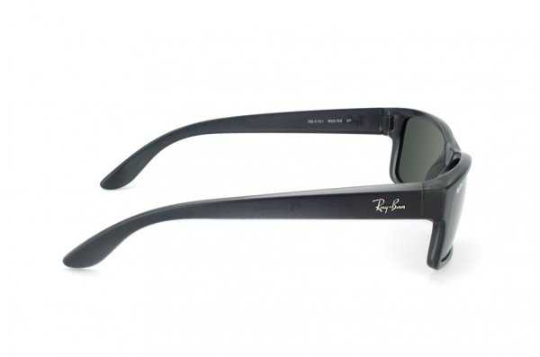 Sunglasses Ray-Ban Active Lifestyle RB4151-893-58 Matt Grey/Transparent | Natural Green Polarized