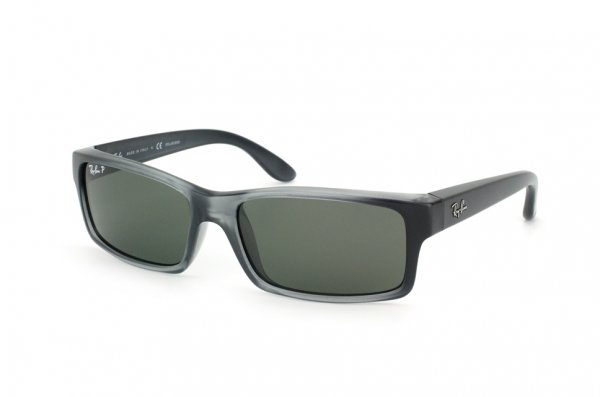 Sunglasses Ray-Ban Active Lifestyle RB4151-893-58 Matt Grey/Transparent | Natural Green Polarized