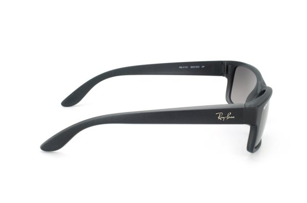 Sunglasses Ray-Ban Active Lifestyle RB4151-893-M3 Matt Grey/Transparent | Faded Grey Polarized
