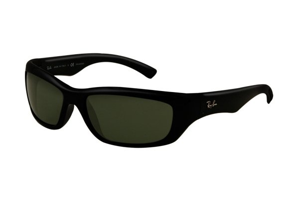   Ray-Ban Active Lifestyle RB4160-601 Black | Natural Green (G-15XLT)