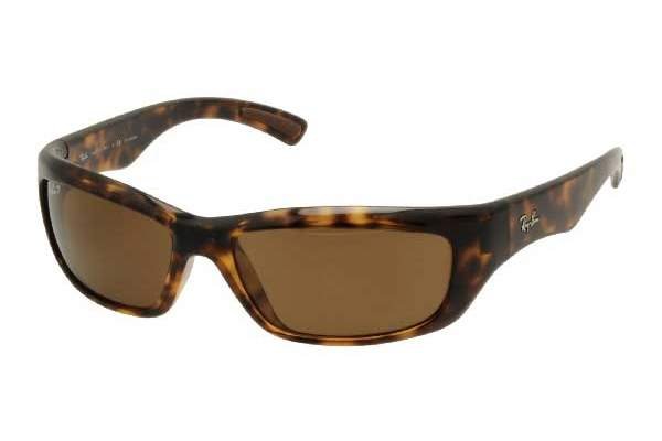   Ray-Ban Active Lifestyle RB4160-710-57 Shiny Avana | Natural Brown Polarized