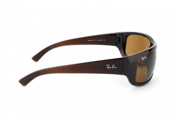  Ray-Ban Active Lifestyle RB4176-714 Dark Brown | Natural Brown (B-15XLT)