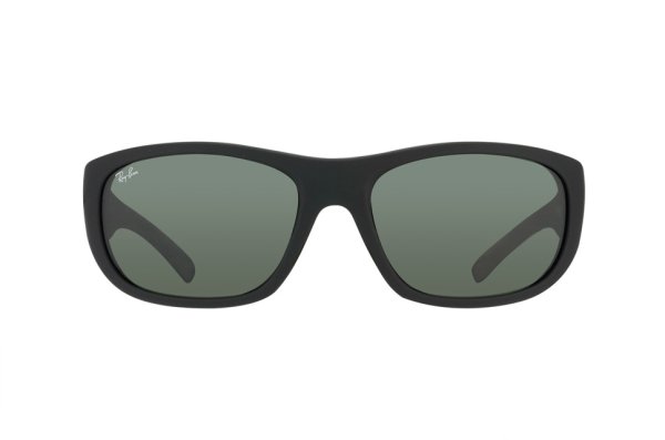   Ray-Ban Active Lifestyle RB4177-622 Black Rubber | Natural Green (G-15XLT)