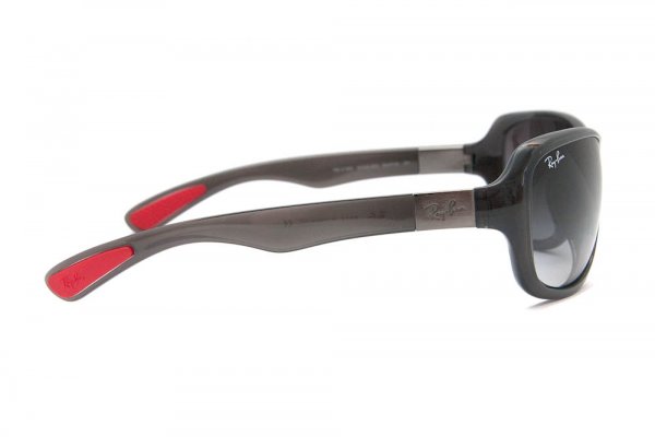 Sunglasses Ray-Ban Active Lifestyle RB4189-6006-8G Black Transparent | APX Gradient Grey