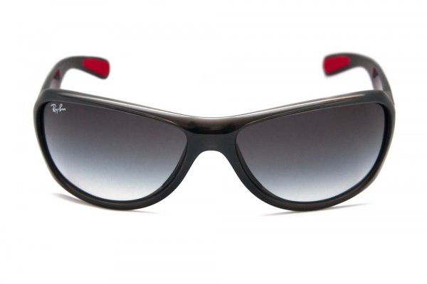 Sunglasses Ray-Ban Active Lifestyle RB4189-6006-8G Black Transparent | APX Gradient Grey