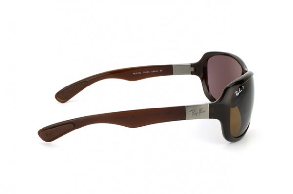 Sunglasses Ray-Ban Active Lifestyle RB4189-714-83 Brown Transparent | Poly. Brown Polarized P3