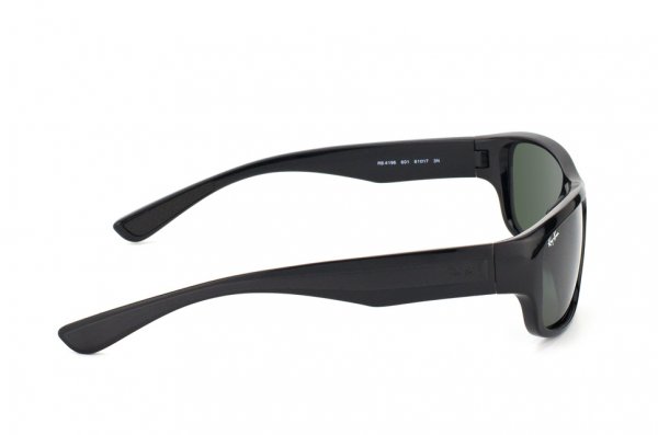   Ray-Ban Active Lifestyle RB4196-601 Black | Natural Green (G-15XLT)