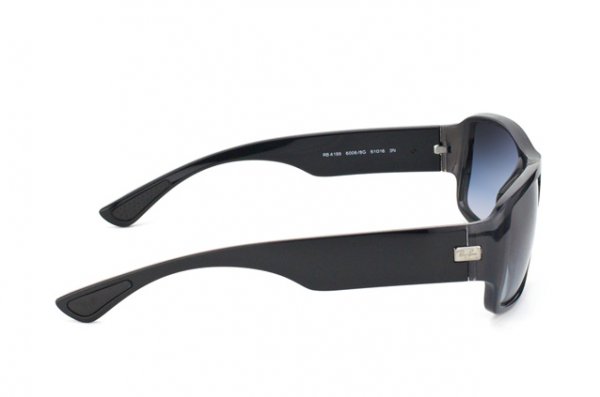   Ray-Ban Active Lifestyle RB4199-6006-8G Black Transparent  | APX Gradient Grey