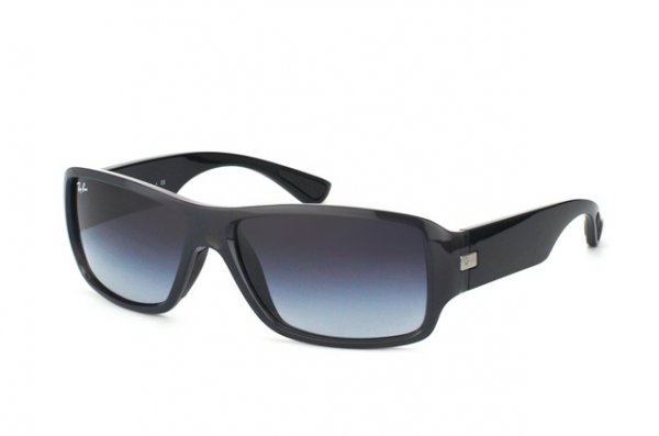   Ray-Ban Active Lifestyle RB4199-6006-8G Black Transparent  | APX Gradient Grey