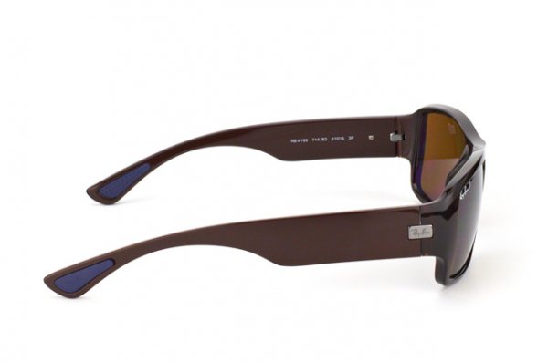   Ray-Ban Active Lifestyle RB4199-714-83 Brown Transparent | Poly. Brown Polarized P3