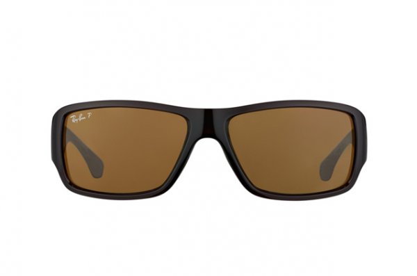   Ray-Ban Active Lifestyle RB4199-714-83 Brown Transparent | Poly. Brown Polarized P3