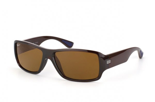   Ray-Ban Active Lifestyle RB4199-714-83 Brown Transparent | Poly. Brown Polarized P3