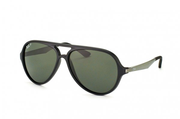   Ray-Ban Active Lifestyle RB4235-601S-58 Matt Black | Natural Green Polarized