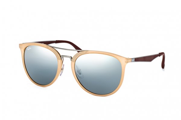   Ray-Ban Active Lifestyle RB4285-6166-88 Yellow / Brown | Grey Silver Mirror