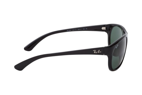   Ray-Ban Active-Lifestyle RB4351-601-71 Black | Natural Green