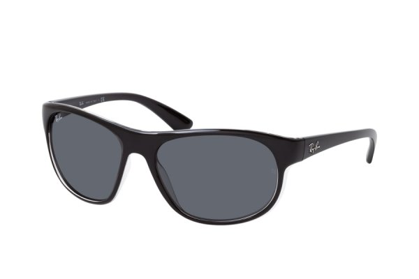   Ray-Ban Active-Lifestyle RB4351-6039-87 Black / Transparent | Dark Grey