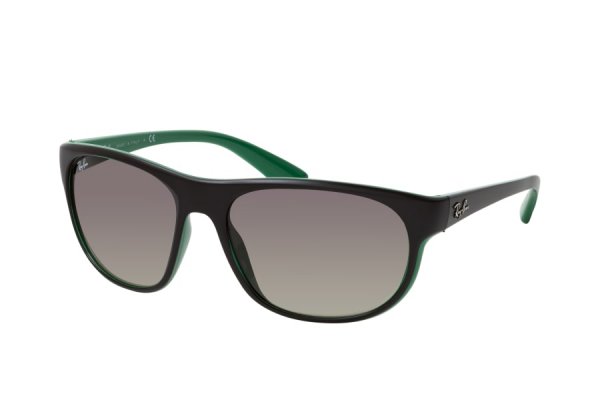   Ray-Ban Active-Lifestyle RB4351-6568-11 Black / Green | Gradient Grey