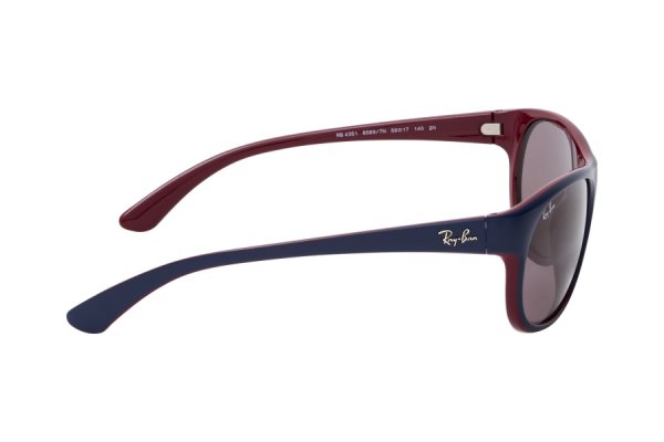   Ray-Ban Active-Lifestyle RB4351-6569-7N Dark Blue / Brown | Dark Violet